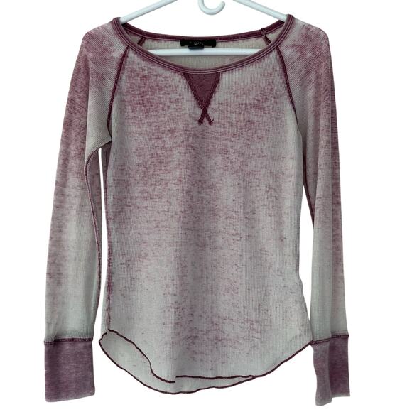 Sugar Rush Tops - Vintage Sugar Rush burn out paper thin thrashed fitted thermal Y2K shirt pink M